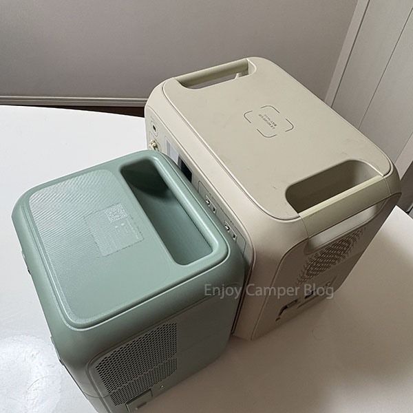 AORA100miniとAORA100の設置面積はかなり違う
